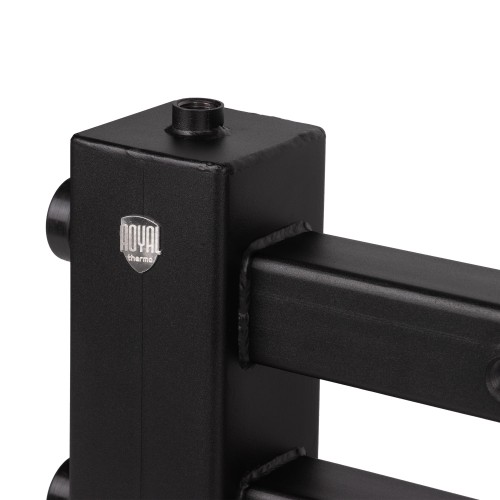 Блок коллекторный Royal Thermo на 4 (5) выходов (сверху/снизу) стрелка 60 кВт, с кронштейнами