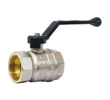 Кран шаровой латунный LD Pride 47.32.B-B.Р Ду 32 Ру 25 вн-вн, (рычаг)