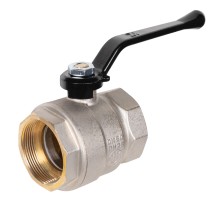 Кран шаровой латунный LD Pride 47.50.B-B.Р Ду 50 Ру 25 вн-вн, (рычаг)