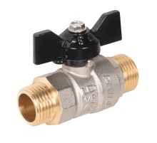 Кран шаровой латунный LD Pride 47.15.Н-Н.Б Ду 15 Ру 40 нр-нр, (бабочка)