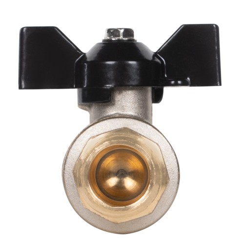 Кран шаровой латунный LD Pride 47.15.Н-Н.Б Ду 15 Ру 40 нр-нр, (бабочка)