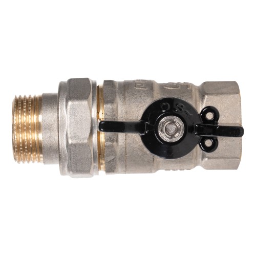 Кран шаровой латунный LD Pride 47.20.В-ГШ.Б Ду 20 Ру 40 вн-американка, (бабочка)