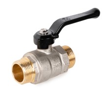 Кран шаровой латунный LD Pride 47.20.Н-Н.Р Ду 20 Ру 40 нр-нр, (рычаг)