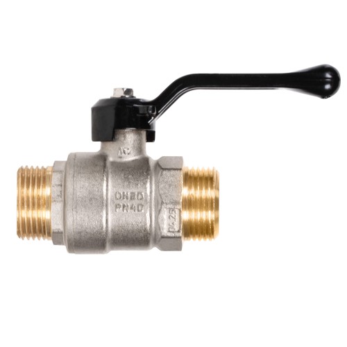 Кран шаровой латунный LD Pride 47.20.Н-Н.Р Ду 20 Ру 40 нр-нр, (рычаг)