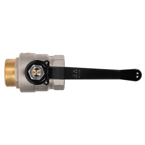 Кран шаровой латунный LD Pride 47.40.B-Н.Р Ду 40 Ру 25 вн-нр, (рычаг)