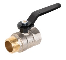 Кран шаровой латунный LD Pride 47.25.B-Н.Р Ду 25 Ру 40 вн-нр, (рычаг)