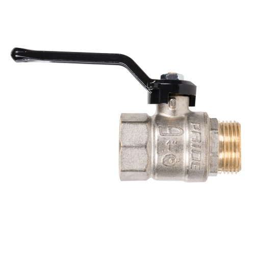 Кран шаровой латунный LD Pride 47.25.B-Н.Р Ду 25 Ру 40 вн-нр, (рычаг)