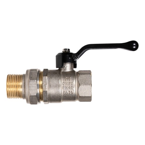 Кран шаровой латунный LD Pride 47.20.В-ГШ.Р Ду 20 Ру 40 вн-американка, (рычаг)