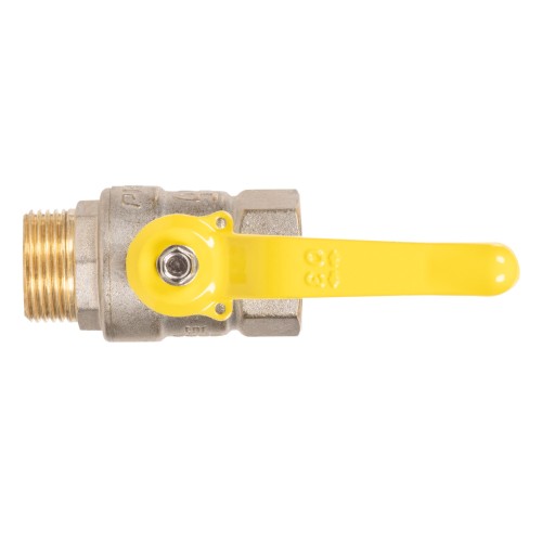 Кран шаровой латунный LD Pride 47.20.В-Н.Р GAS Ду20 Ру40 вн-нр (рычаг)