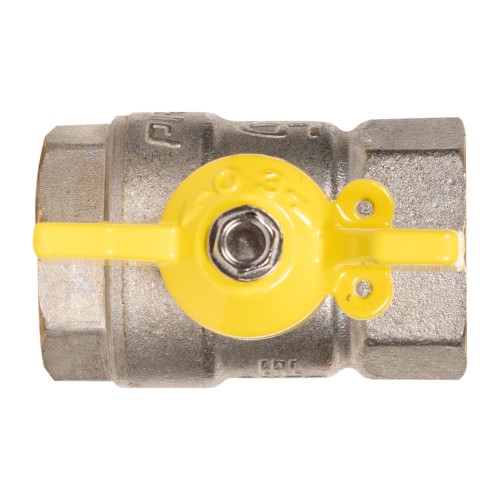 Кран шаровой латунный LD Pride 47.20.В-В.Б GAS (бабочка)