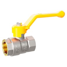 Кран шаровой латунный для газа LD LD Pride 47.32.В-В.Р GAS Ду32 Ру25 (рычаг с бир.)