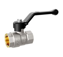 Кран шаровой латунный LD Pride 47.50.В-В.Р Ду 50 Ру 25 (рычаг с бир.)