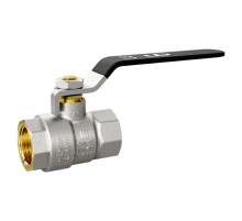 Кран шаровой латунный LD Pride 47.50.В-В.Р Ду 50 Ру 25 (рычаг ст. с бир.)