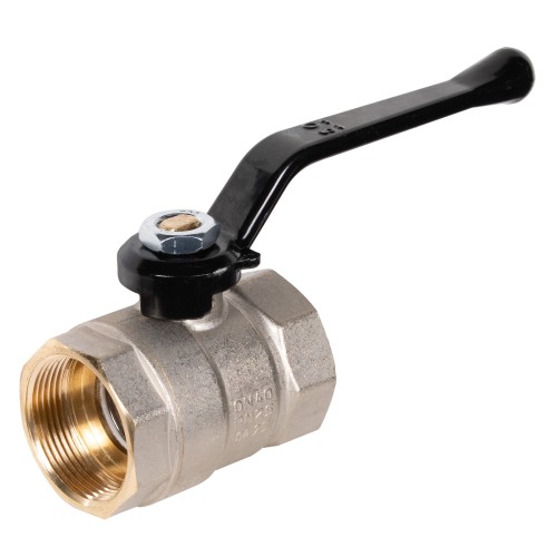 Кран шаровой латунный LD Pride 47.40.В-В.Р Ду 40 Ру 25 (рычаг с бир.)