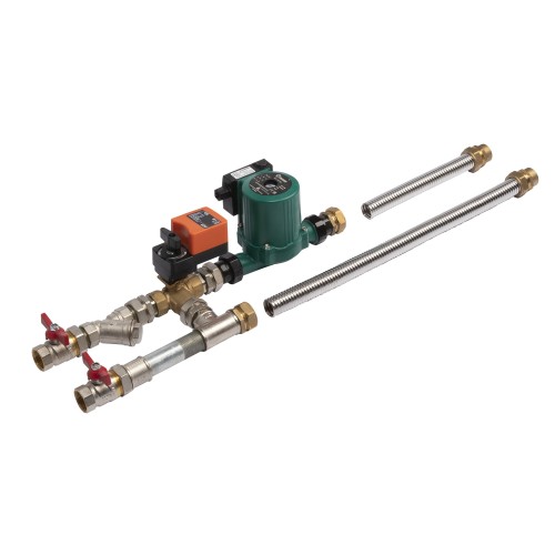 Узел смесительный с гибкими подводками SHUFT MST 25-40-1.0-C24-F-TC