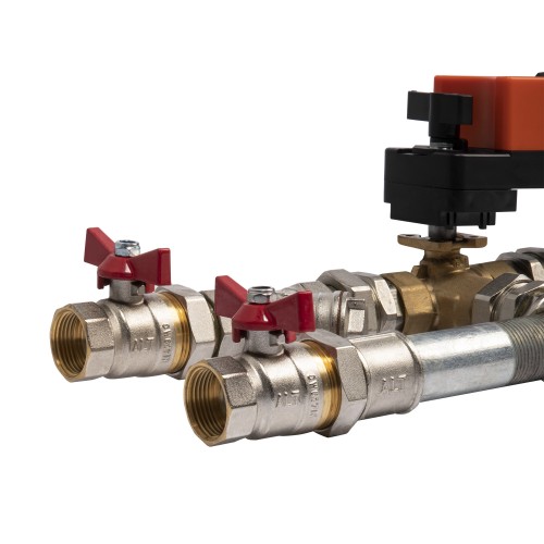 Узел смесительный с гибкими подводками SHUFT MST 25-40-1.0-C24-F-TC