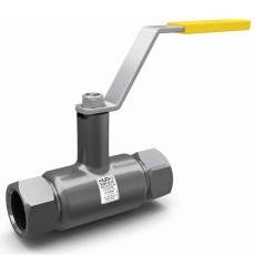 Кран шаровой стальной муфтовый LD Ду32 Ру40 неполнопроходной