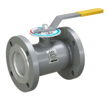 Кран шаровой стальной фланцевый LD Regula Ду100/80 Ру1,6 неполнопроходной