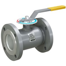 Кран шаровой стальной фланцевый LD Regula Ду100/80 Ру1,6 неполнопроходной