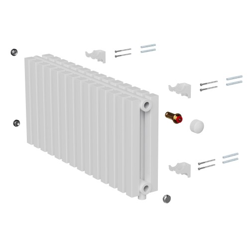 Дизайн-радиатор Royal Thermo Shift Q30 VC2030 - 38 секц. RAL9016