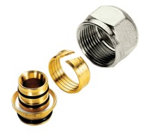 Соединитель Uni-Fitt обжимной В 16(2.2)х1/2" конусный, для полиэтиленовых труб