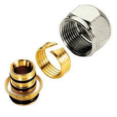 Соединитель Uni-Fitt обжимной В 16(2.2)х1/2" конусный, для полиэтиленовых труб