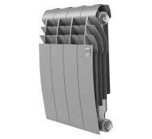 Радиатор Royal Thermo BiLiner 350 /Silver Satin - 4 секц.