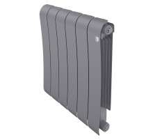 Радиатор биметаллический Royal Thermo Infinity 500 Silver Satin - 6 секц.