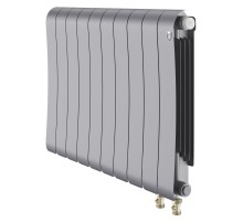 Радиатор биметаллический Royal Thermo Infinity 500 Silver Satin VR80 - 10 секц.