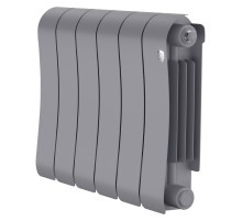 Радиатор биметаллический Royal Thermo Infinity 300 Silver Satin - 6 секц.