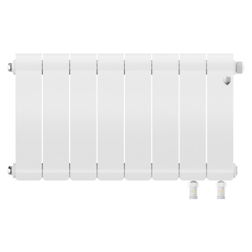 Радиатор биметаллический Royal Thermo Infinity 300 Bianco Traffico VR80 - 8 секц.