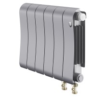 Радиатор биметаллический Royal Thermo Infinity 300 Silver Satin VR80 - 8 секц.