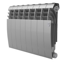 Радиатор биметаллический Royal Thermo BILINER B 350 Серебристый - 8 секц.