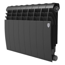 Радиатор биметаллический Royal Thermo BILINER B 350 Чёрный - 10 секц.