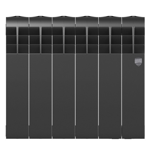 Радиатор биметаллический Royal Thermo BILINER B 350 Чёрный - 6 секц.