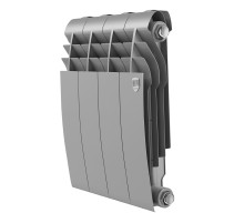Радиатор биметаллический Royal Thermo BILINER B 350 Серебристый - 4 секц.