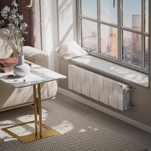 Радиатор биметаллический Royal Thermo PianoForte 200 Белый - 12 секц.