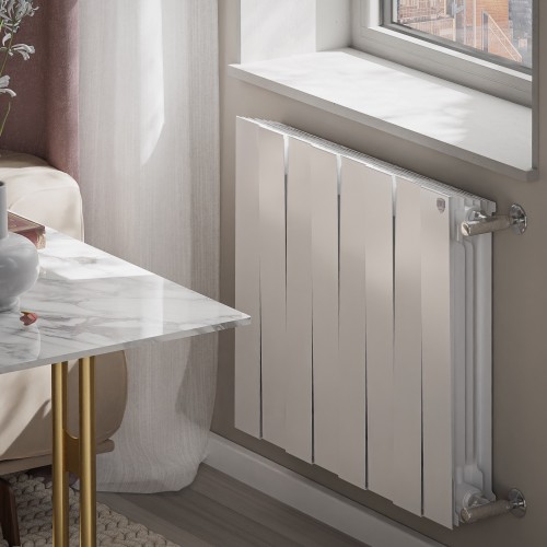 Радиатор биметаллический Royal Thermo PianoForte 500 Белый - 8 секц.