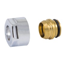 Подключение резьбовое SCHLOSSER для соединительных трубок 3/4"x15 (Хром)