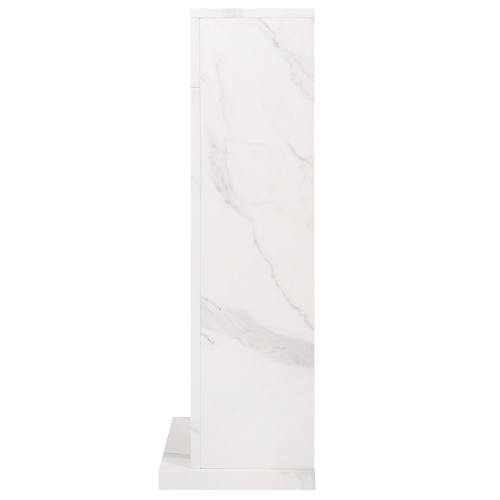 Каминокомплект:Очаг Electrolux EFP/P-1020LS, портал Simple Classic белый мрамор