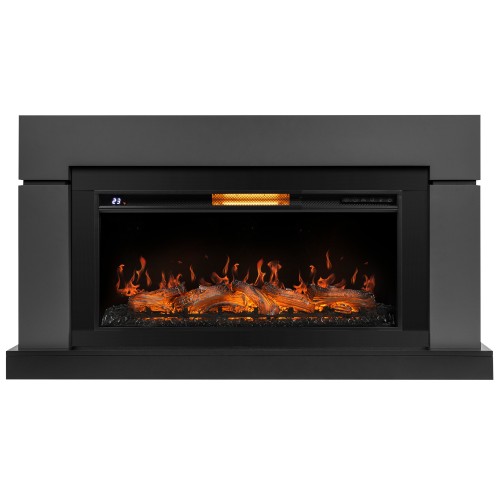 Каминокомплект: Очаг Royal Thermo Aurora RTFP/P-AR40LS, портал Lindos 42/40/36, графит