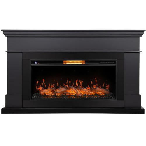 Каминокомплект: Очаг Royal Thermo Aurora RTFP/P-AR40LS, портал California 42/40/36, графит