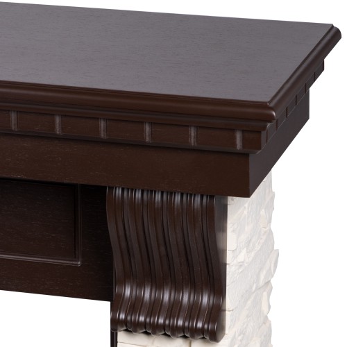 Каминокомплект: Очаг Royal Thermo Aurora RTFP/P-AR40LS, портал Michigan 42/40/36, кам. мол., шп. тем