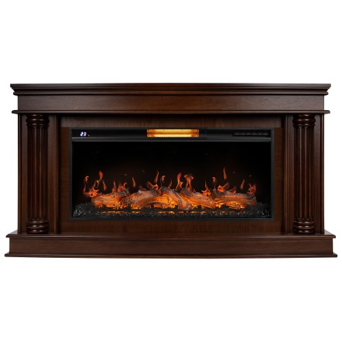 Каминокомплект: Очаг Royal Thermo Aurora RTFP/P-AR40LS, портал Olympia 42/40/36, канадский дуб