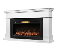 Каминокомплект: Очаг Royal Thermo Aurora RTFP/P-AR40LS, портал California 42/40/36, белый