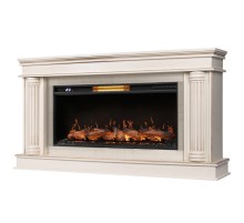 Каминокомплект: Очаг Royal Thermo Aurora RTFP/P-AR40LS, портал Olympia 42/40/36, сл. кость с зол. па