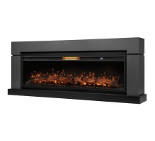 Каминокомплект: Очаг Royal Thermo Aurora RTFP/P-AR60LS, портал Lindos 60 G, графит