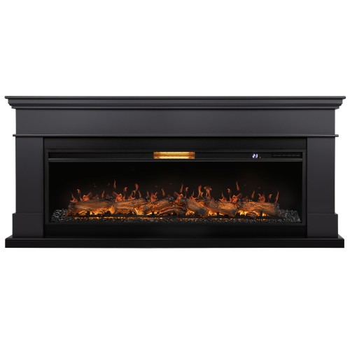 Каминокомплект: Очаг Royal Thermo Aurora RTFP/P-AR60LS, портал California 60 G, графит