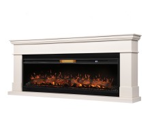 Каминокомплект: Очаг Royal Thermo Aurora RTFP/P-AR60LS, портал California 60 IV, молочный