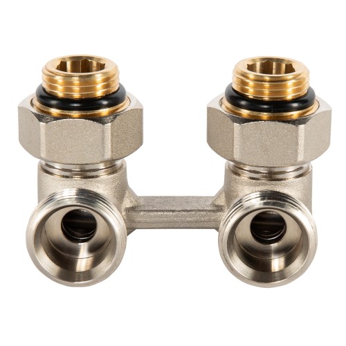 Узел нижнего подключения Royal Thermo угловой 1/2"х3/4"EK RTE 07.00002А